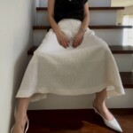 yuen-Jacquard-flared-skirt