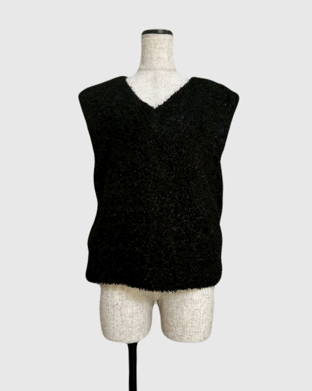 ラメスリーブレストップス